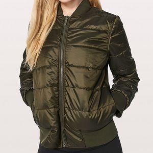 Lululemon Non-Stop Bomber Reversible size 4